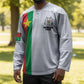 Personalized Burkina Faso Striped Hockey Jersey African Mud Cloth Pattern - White