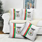 Burkina Faso Striped Pillow Cover African Mud Cloth Pattern - White
