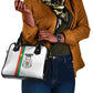 Burkina Faso Shoulder Handbag Striped White - Bogolan Pattern - African Pride