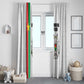 Burkina Faso Window Curtain Striped White - Bogolan Pattern - African Pride