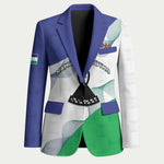 Personalized Lesotho Blazer Coat Of Arms With Kente Pattern