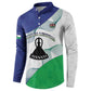 Personalized Lesotho Button Sweatshirt Coat Of Arms With Kente Pattern
