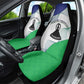 Naha ea Lesotho Car Seat Cover Coat Of Arms With Kente Pattern - African Pride