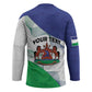 Personalized Lesotho Hockey Jersey Coat Of Arms With Kente Pattern