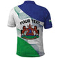 Personalized Naha ea Lesotho Polo Shirt Coat Of Arms With Kente Pattern - African Pride