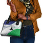 Naha ea Lesotho Shoulder Handbag Coat Of Arms With Kente Pattern - African Pride