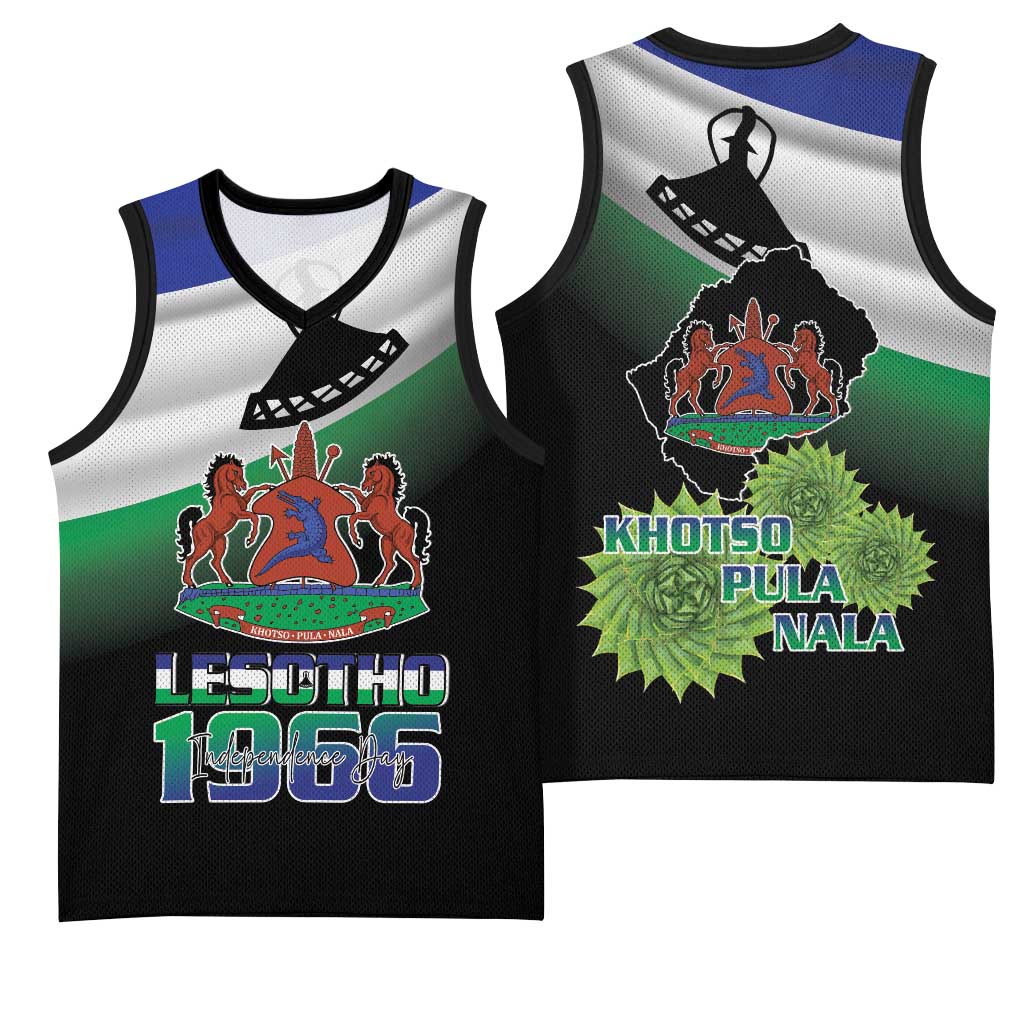 Happy Lesotho Independence Day Basketball Jersey Khotso Pula Nala LT15