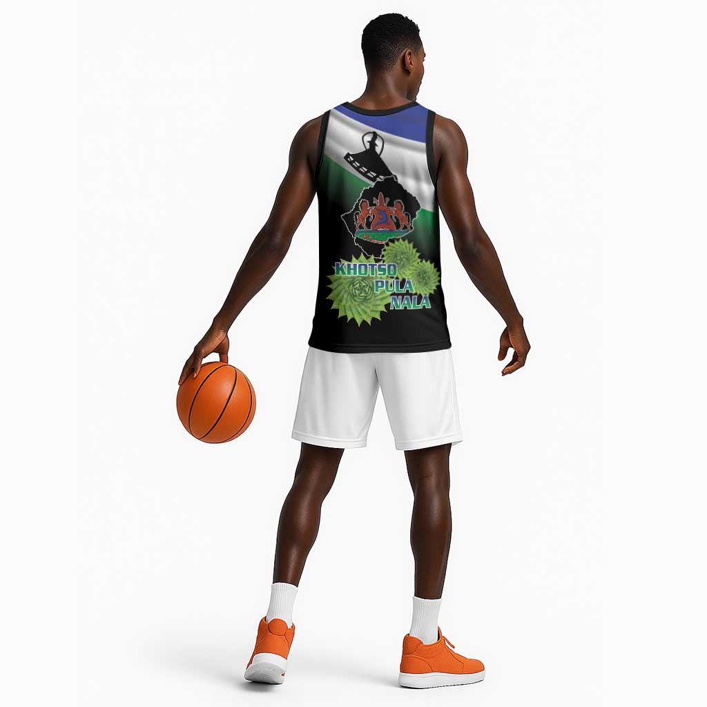 Happy Lesotho Independence Day Basketball Jersey Khotso Pula Nala LT15