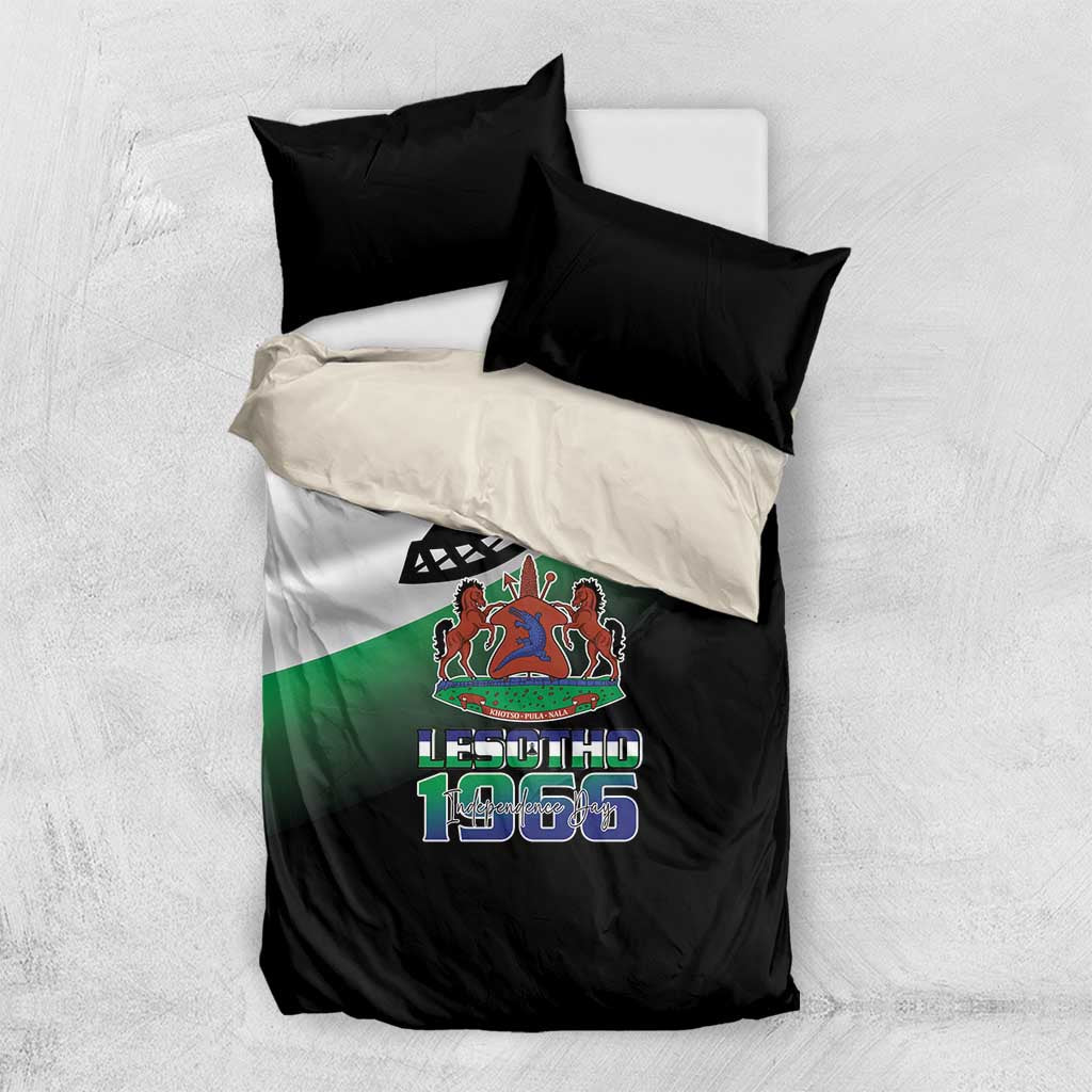 Happy Lesotho Independence Day Bedding Set Khotso Pula Nala - African Pride