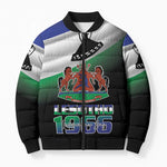 Lesotho 1966 Bomber Puffer Jacket Happy Independence Day