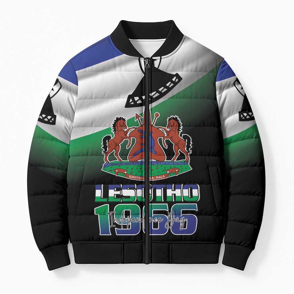 Lesotho 1966 Bomber Puffer Jacket Happy Independence Day