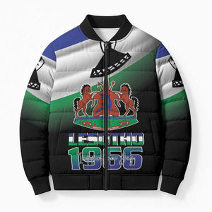 Lesotho 1966 Bomber Puffer Jacket Happy Independence Day