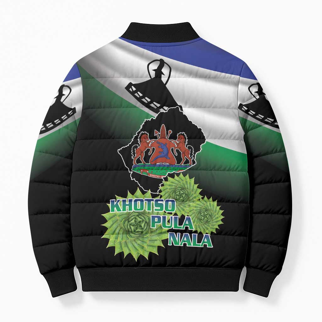 Lesotho 1966 Bomber Puffer Jacket Happy Independence Day