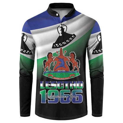 Lesotho 1966 Button Sweatshirt Happy Independence Day