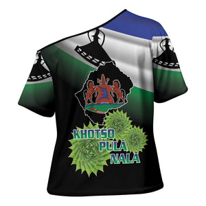 Lesotho 1966 Cross Shoulder Shirt Happy Independence Day