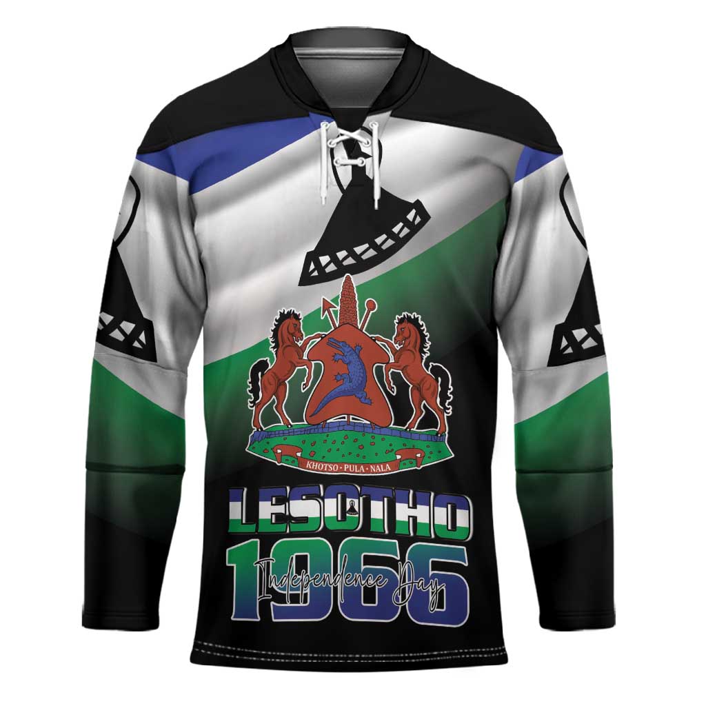 Lesotho 1966 Hockey Jersey Happy Independence Day
