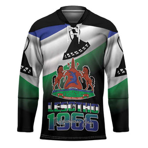 Lesotho 1966 Hockey Jersey Happy Independence Day