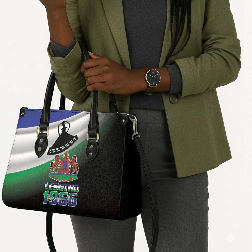 Lesotho 1966 Leather Bag Happy Independence Day