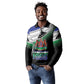 Happy Lesotho Independence Day Long Sleeve Polo Shirt Khotso Pula Nala - African Pride