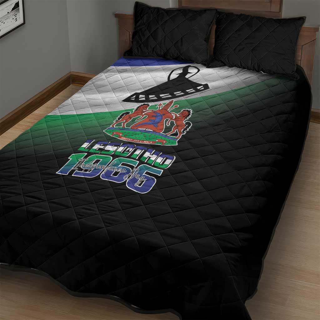 Happy Lesotho Independence Day Quilt Bed Set Khotso Pula Nala - African Pride