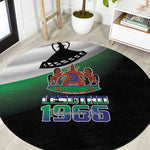 Happy Lesotho Independence Day Round Carpet Khotso Pula Nala - African Pride