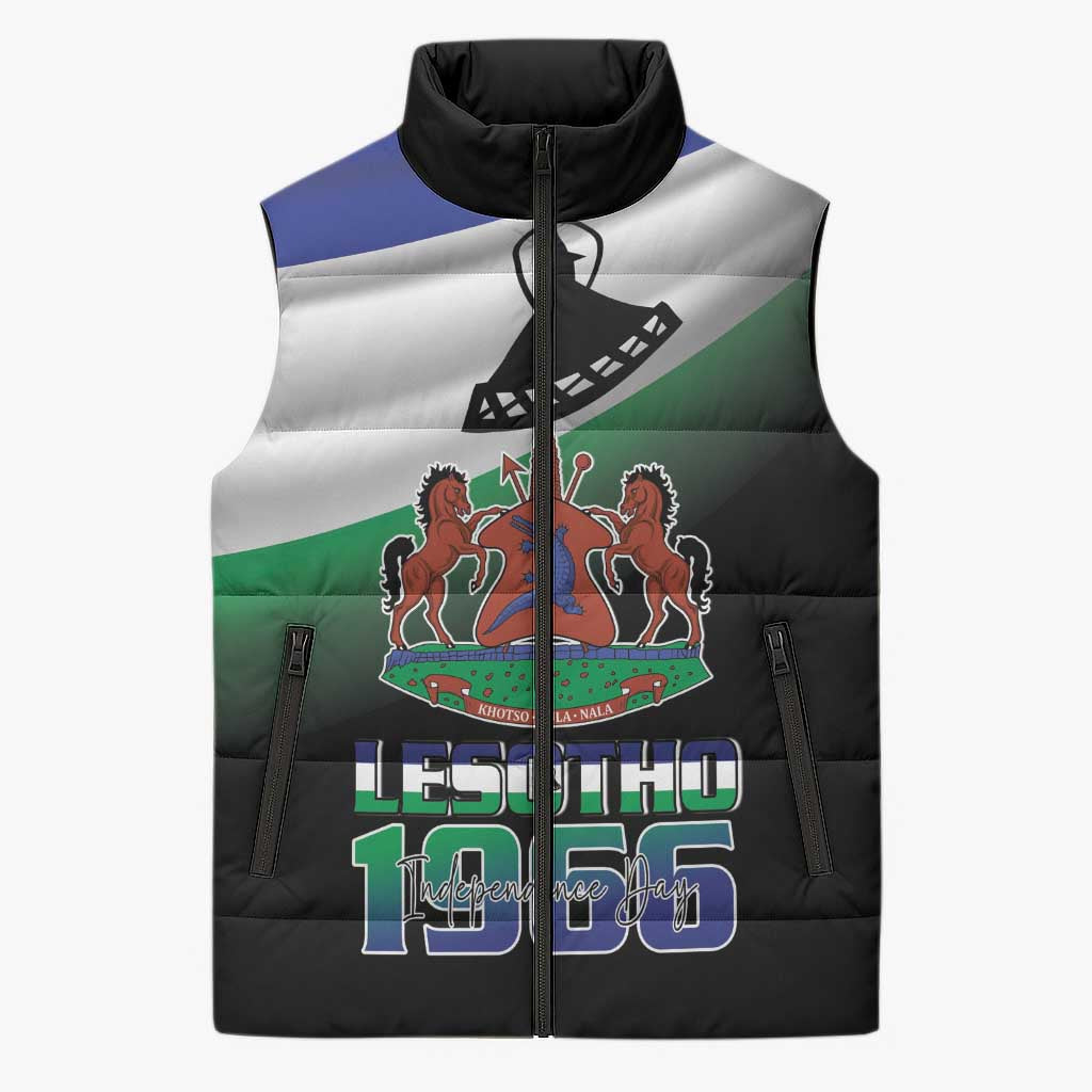 Lesotho 1966 Sleeveless Puffer Jacket Happy Independence Day