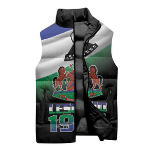 Lesotho 1966 Sleeveless Puffer Jacket Happy Independence Day