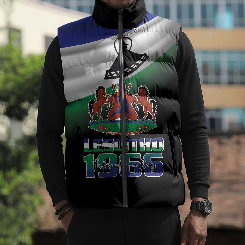 Lesotho 1966 Sleeveless Puffer Jacket Happy Independence Day