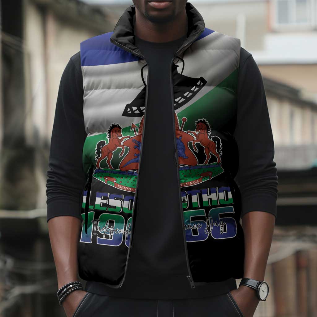 Lesotho 1966 Sleeveless Puffer Jacket Happy Independence Day