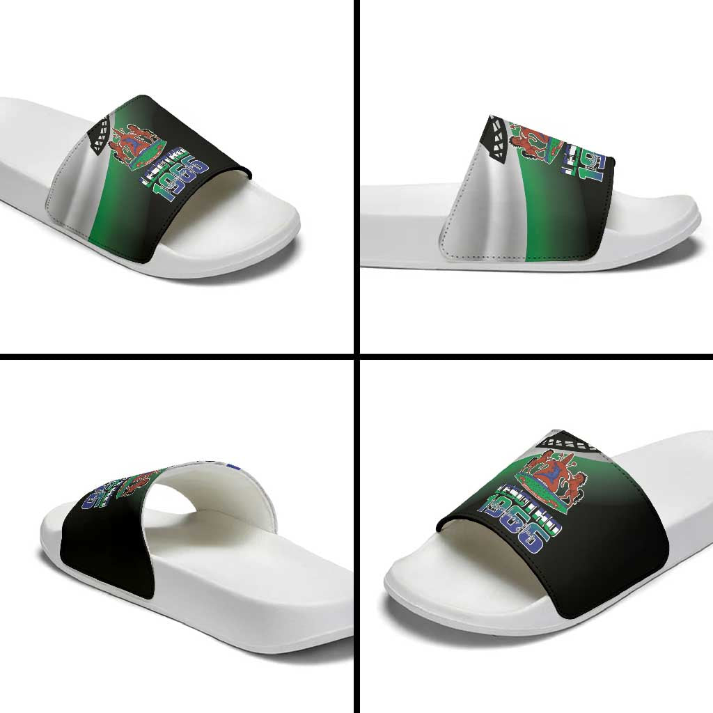 Lesotho 1966 Slide Sandals Happy Independence Day