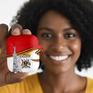 Uganda Independence Day AirPods Case Independence Monument - Coat Of Arms
