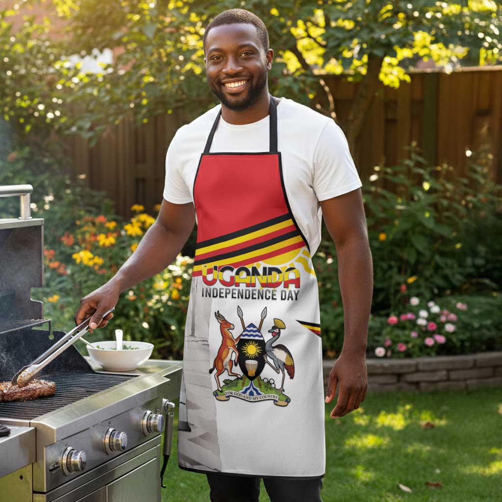 Uganda Independence Day Apron Independence Monument - Coat Of Arms