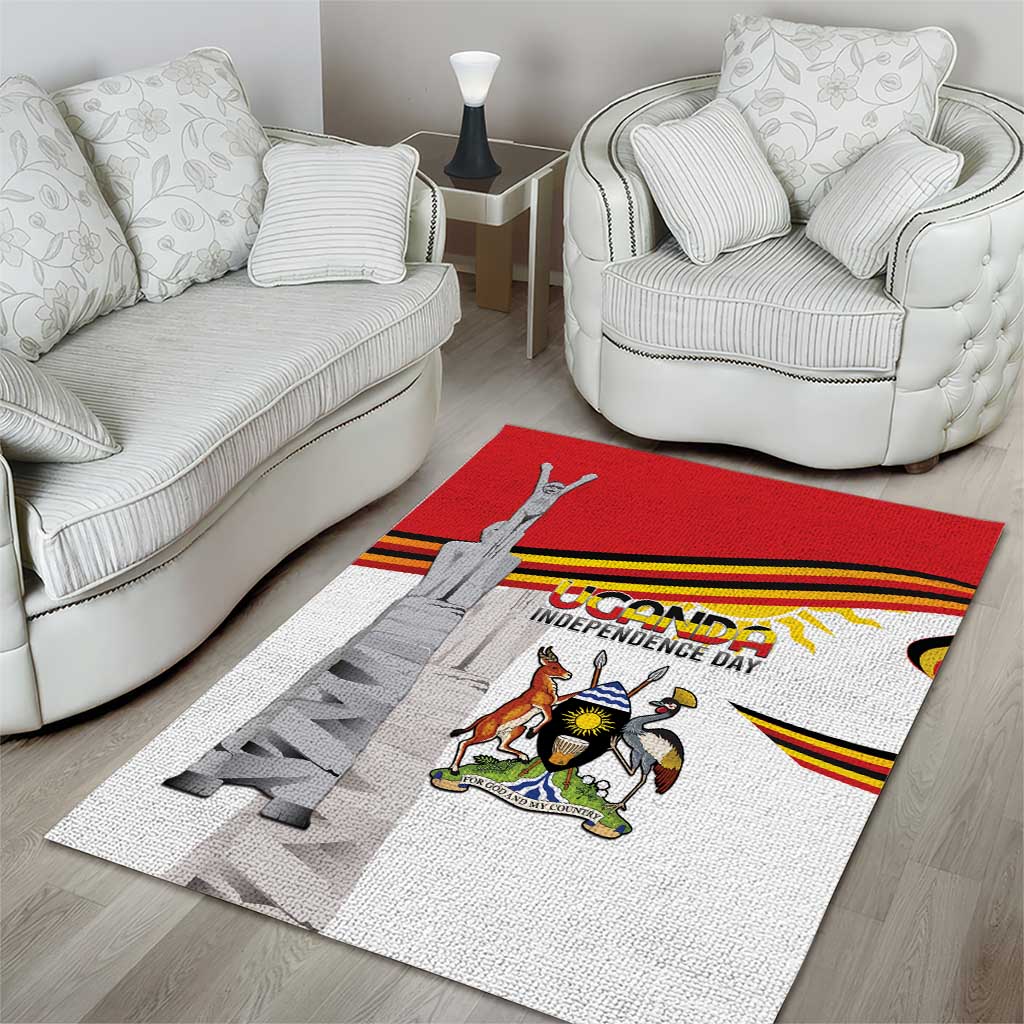 Uganda Independence Day Area Rug Independence Monument - African Pride