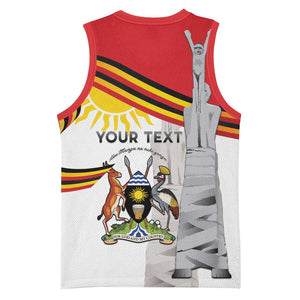 Uganda Independence Day Personalized Basketball Jersey Independence Monument LT15