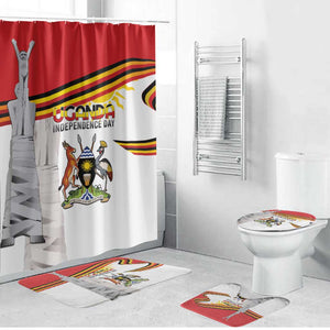 Uganda Independence Day Bathroom Set Independence Monument - Coat Of Arms