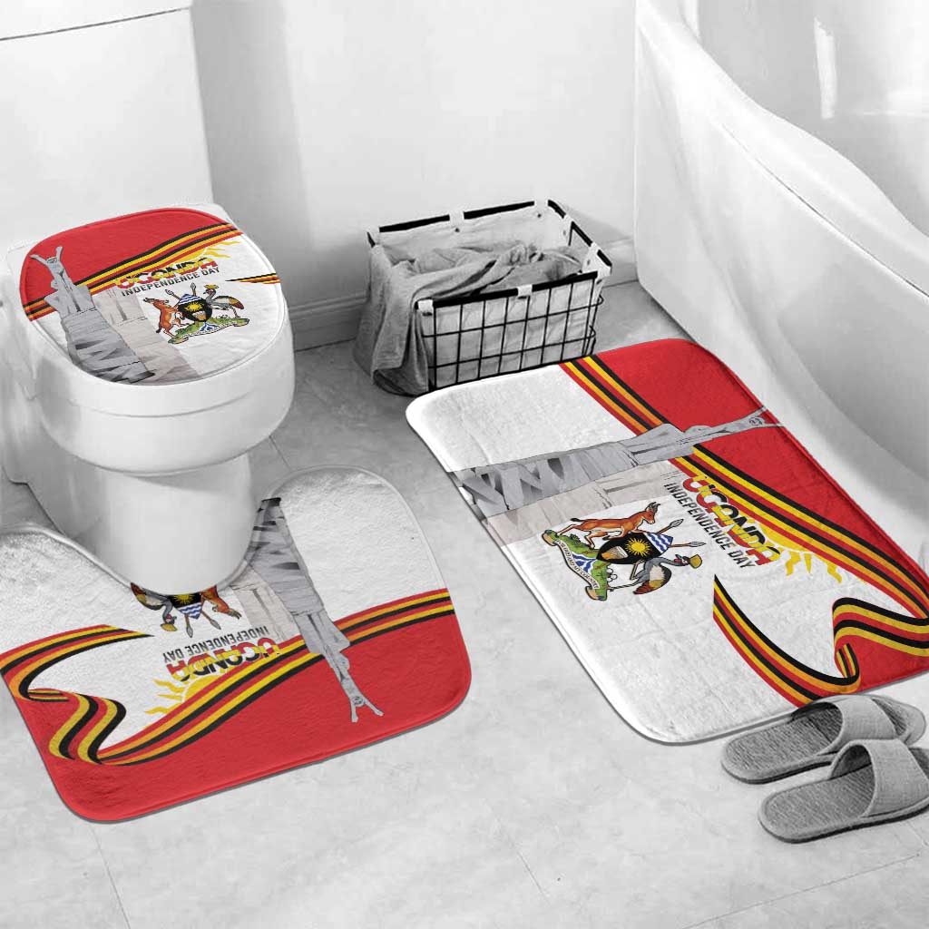 Uganda Independence Day Bathroom Set Independence Monument - Coat Of Arms