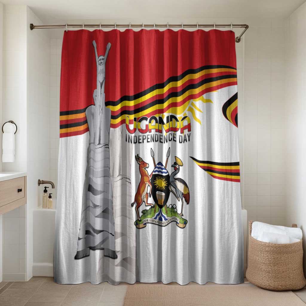 Uganda Independence Day Bathroom Set Independence Monument - Coat Of Arms