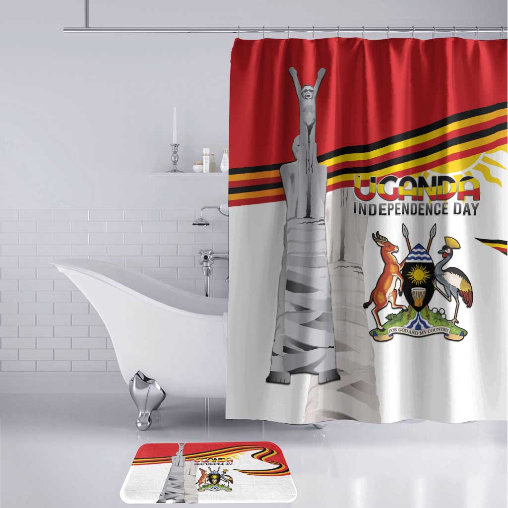 Uganda Independence Day Bathroom Set Independence Monument - Coat Of Arms