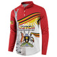 Personalized Uganda Independence Day Button Sweatshirt Independence Monument - Coat Of Arms