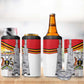 Uganda Independence Day Personalized 4 in 1 Can Cooler Tumbler Independence Monument - African Pride