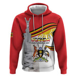 Uganda Independence Day Personalized Hoodie Independence Monument - African Pride