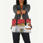 Uganda Independence Day Leather Bag Independence Monument - Coat Of Arms