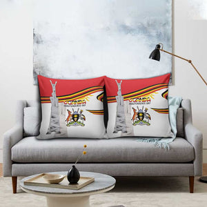 Uganda Independence Day Pillow Cover Independence Monument - Coat Of Arms