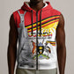Uganda Independence Day Personalized Sleeveless Zip Hoodie Independence Monument - African Pride