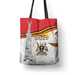 Uganda Independence Day Tote Bag Independence Monument - Coat Of Arms