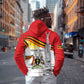 Uganda Independence Day Personalized Zip Hoodie Independence Monument - African Pride