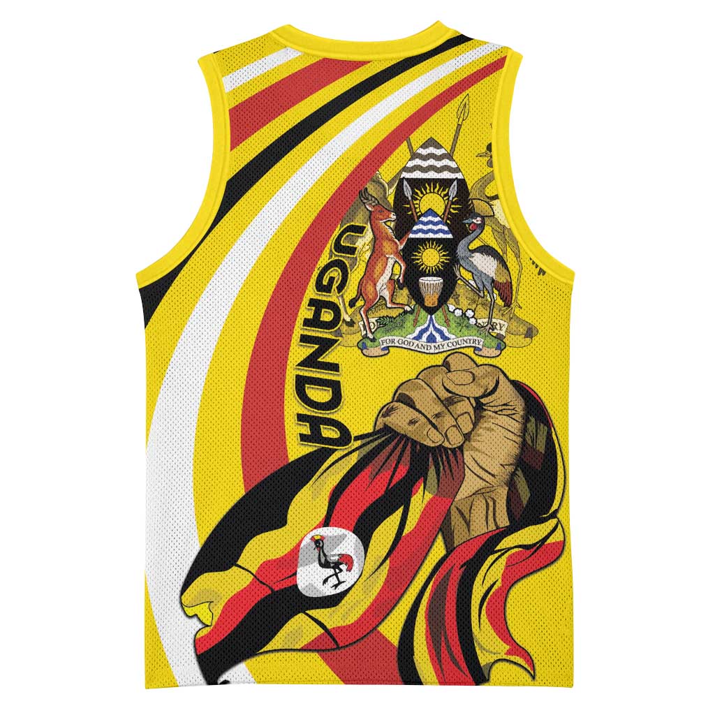 Jamhuri ya Uganda Basketball Jersey Happy Independence Day LT15