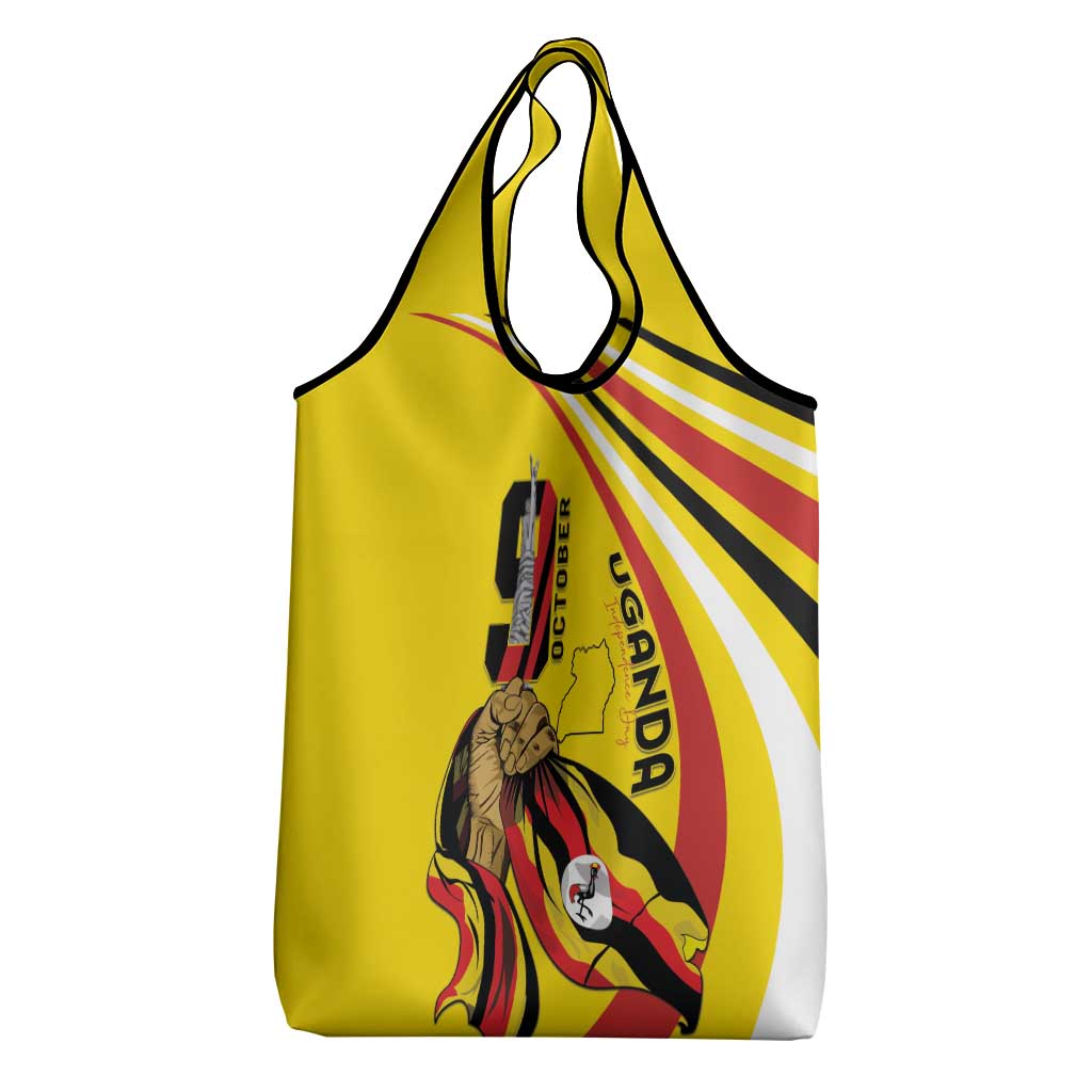 Jamhuri ya Uganda Grocery Bag Happy Independence Day - African Pride