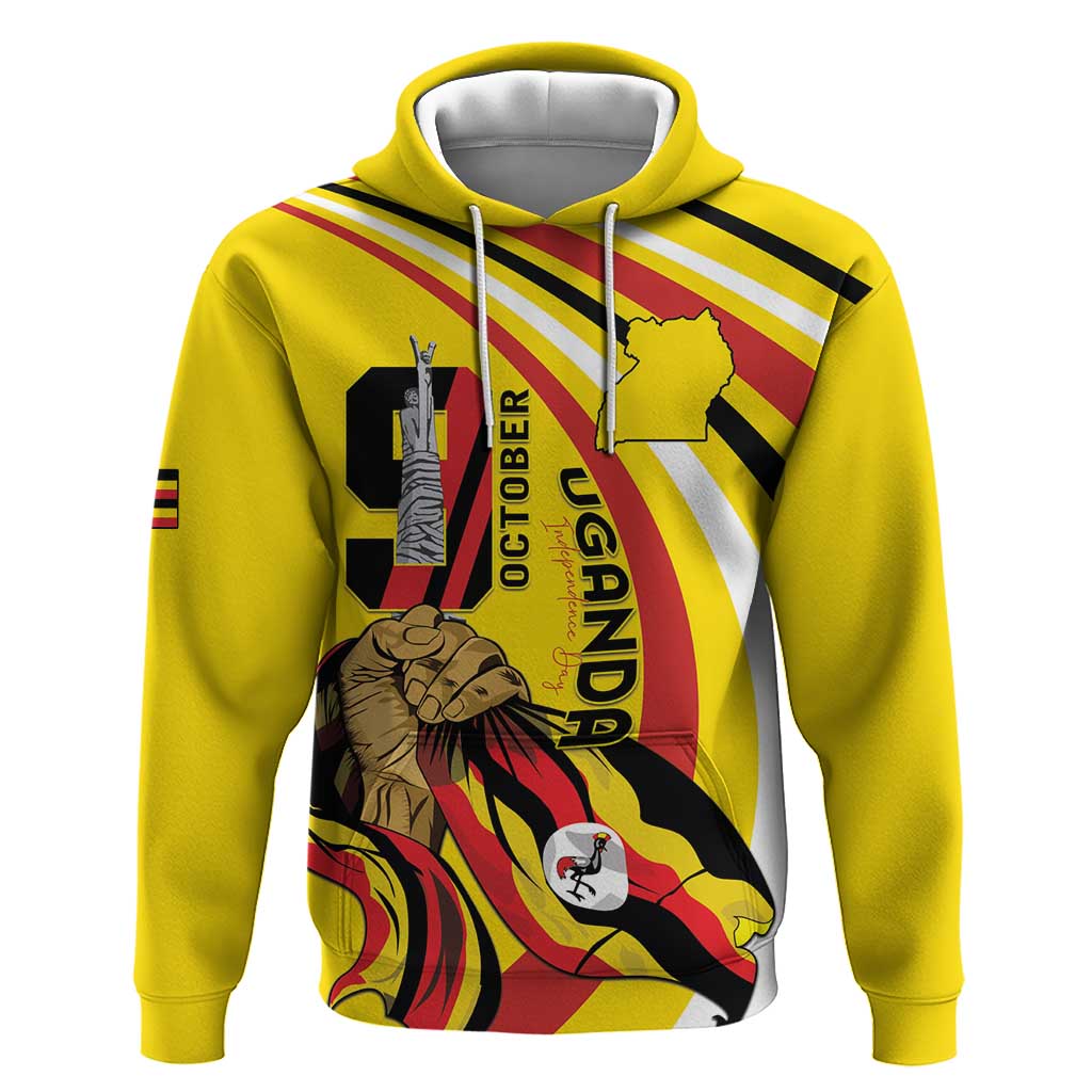 Jamhuri ya Uganda Hoodie Happy Independence Day - African Pride