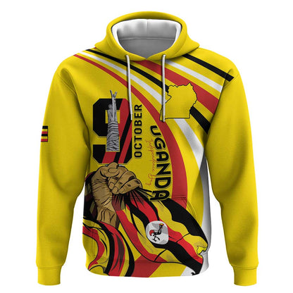 Jamhuri ya Uganda Hoodie Happy Independence Day - African Pride